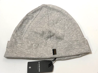 G Star RAW Mens DUKE Beanie Hat in Vintage HTR Compact Jersey BNWT $85 - Image 1 of 4