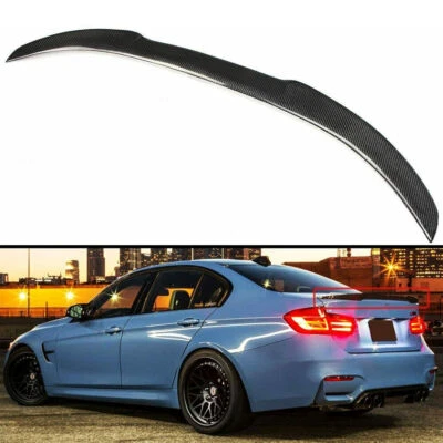 Asa spoiler porta-malas de fibra de carbono para 2013-2018 BMW 3er F30 Sedan/F80 M3 Urbpltth - Imagem 1 de 4
