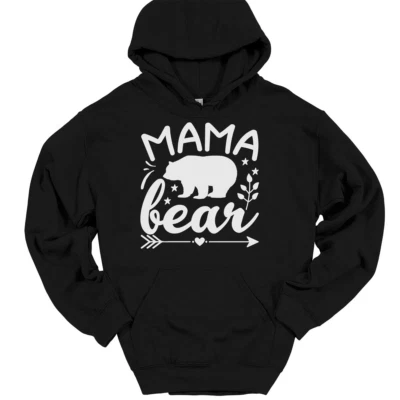 Мама медведь с капюшоном толстовка с капюшоном матери день мама новинка подарок - Изображение 1 из 4