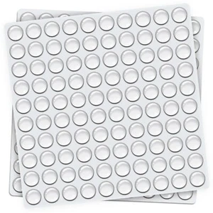 Cabinet Door Rubber Bumpers 200 Pcs Self Adhesive Sound Dampening Clear Bumpe... - Picture 1 of 6