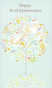 Portatarjetas de regalo de dinero feliz PRIMERA COMUNIÓN, Dove Tree de American Greetings +✉ - Imagen 1 de 5
