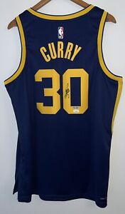 Stephen Curry Signed Warriors JORDAN BRAND NBA Autograph Jersey USASM & JSA LOA