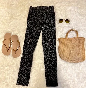 Kids Juniors Girls Cherokee Animal Print Long Pants Skinny Jeans Kids Size 10 - Picture 1 of 12