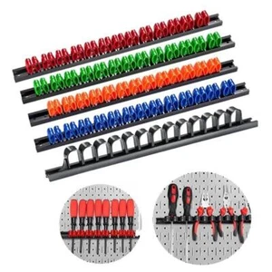 Organizador de herramientas montado en la pared ABS | Soporte de almacenamiento para llaves y destornilladores - Imagen 1 de 29