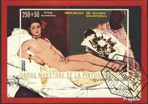 Equatorial-Guinea block75 (complete issue) used 1973 Aktgemälde - Picture 1 of 1