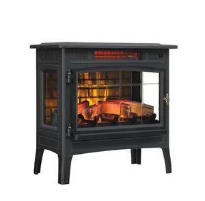 duraflame Freestanding Electric Fireplace Stove Heater with 3D Flame Effect for - Picture 1 of 13