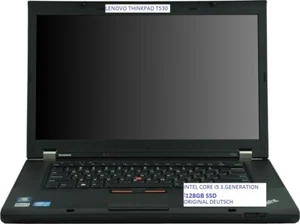 Lenovo THINKPAD T530 i5-3320M-2x3,3GHz 8GB SSD 15,6HD+de-Keyboard - Picture 1 of 2