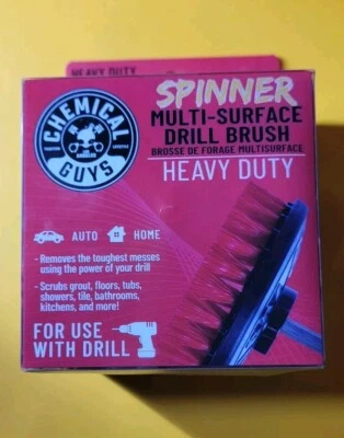 Nuevo, Chemical Guys ACC508 Spinner Alfombra Taladro Cepillo, Resistente  Foto 1 de 4