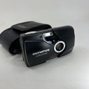 Olympus Stylus Epic 35mm Black Film Point Shoot Camera f/2.8 All Weather Case