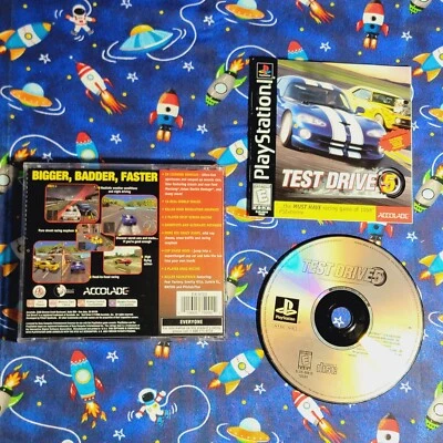 Test Drive 5 (Sony PlayStation 1, 1998)  PS1 Complete Tested Black Label - Image 1 of 4