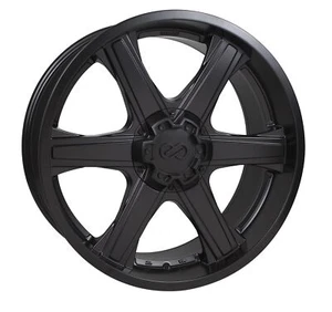 4 Enkei Blackhawk Wheels 20x9.5 6x139.7 +10 Matte Black Rims - Picture 1 of 1