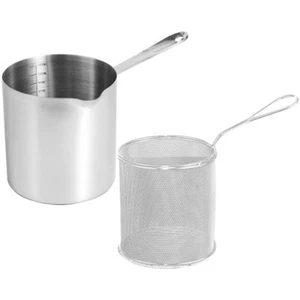 Stainless Steel Home Frying Pot Fryer Pot Frying Pot Deep Fry Basket - Picture 1 of 12