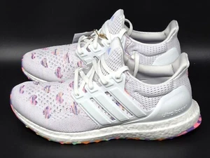 Adidas Damen Utraboost 1.0 Valentinstag Primeknit weiß rosa schwarz HQ3857 - Bild 1 von 11