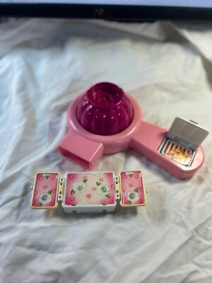 Vintage 1984 SWEET SECRETS Hairdryer Patio Playset - 80s, Galoob T-68 - Image 1 of 2