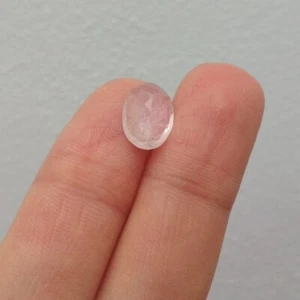 13,50 Ct DE ZAFIRO BLANCO ARTIFICIAL TRANSPARENTE CORTE OVAL GEMAS Y DIAMANTES - Imagen 1 de 4