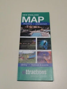 New England Map Attractions Entertainment 2015-2016 = - Picture 1 of 1