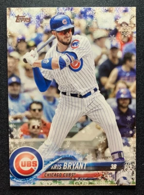 2018 Topps Holiday #HMW69 Kris Bryant Cubs - Image 1 of 2