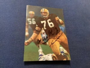 MIKE McCOY GREEN BAY PACKERS, SIGNED, MINT FOOTBALL CARD/FREE POSTAGE!!!!! - Picture 1 of 4