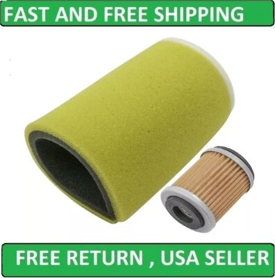 Filtro de aire y aceite Caltric para Yamaha Big Bear 350 YFM350FW 4x4 2x4 1986-1999 Foto 1 de 4