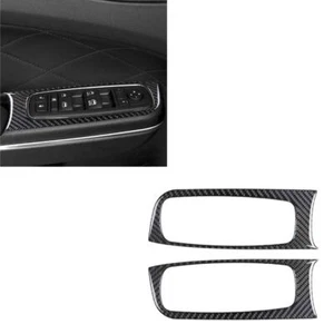 Carbon Fiber Interior Front Window Control Frame Cover Trim For hrysler 300 - Picture 1 of 12