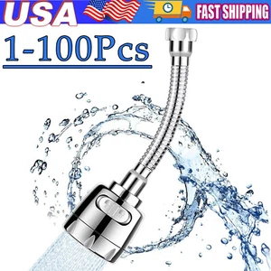 3-Speed 360° Rotatable Adjustment Faucet Extension Water Saving  Faucet Lot - Picture 1 of 15