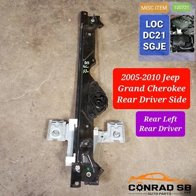 Jeep Grand Cherokee 2005-2010 regulador de ventana trasera izquierda fabricante de equipos originales* Foto 1 de 2