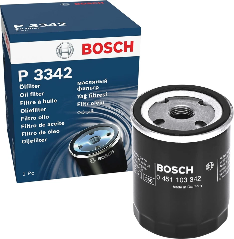 Filtro de aceite Bosch para Land Rover - Defender, Discover 2 TD5 P3342 0451103342 Foto 1 de 3