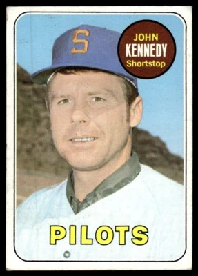 1969 Topps John Kennedy Seattle Pilots #631 - Image 1 of 2