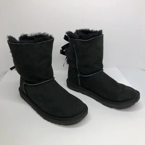 UGG Bailey Bow II 1017394K Black Women’s Winter Boots Size 6 - Picture 1 of 9
