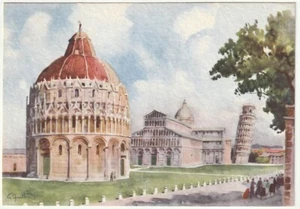 PISA - IL PRATO DEI MIRACOLI - ILLUSTRATORE - G. FRATTINI - VIAGG. 1955 -13413- - Imagen 1 de 1