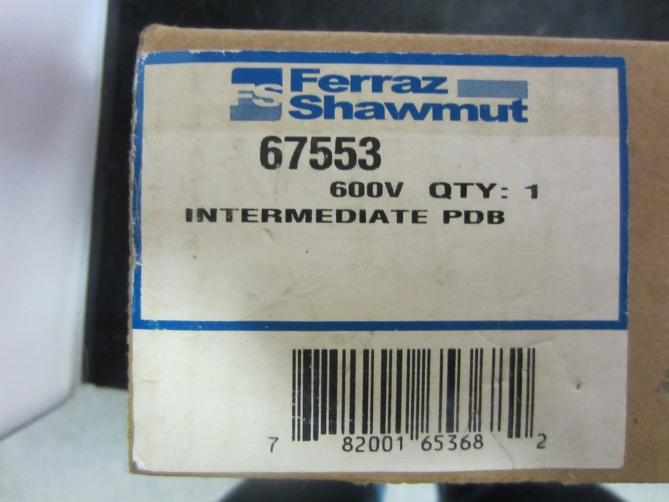 NEW Ferraz Shawmut 67553 Intermediate Power Distribution Block  - Image 1 of 3