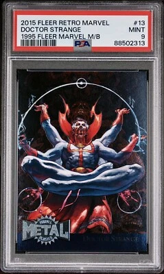 2015 Fleer Retro Marvel 1995 Metal Blaster #13 Doctor Strange PSA 9 🔥RARO🔥 Foto 1 de 2