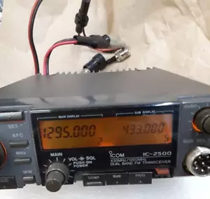 ICOM IC-2500 Dual Band Fm Mobile Transceiver 430/1200MHz 10W - Picture 1 of 5