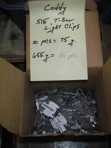 Lot of 85: ERICO CADDY 515 T-Bar Light clips. - Picture 1 of 6