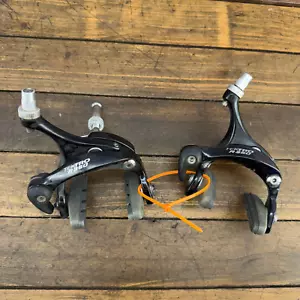 Tektro R350 Brake Caliper Side Pull Dual Pivot Recessed Black Road Bike A3 - Picture 1 of 9