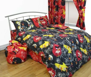 OFFICIAL TNT ANGRY BIRDS REVERSIBLE DUVET COVER SET IN SINGLE DOUBLE KING SIZE - Picture 1 of 2