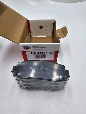 Pastilla de freno de disco estándar NAD1184 para Toyota Prius Lexus CT 2011-2017 010-15 Foto 1 de 4