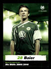 Daniel Baier Autogrammkarte Vfl Wolfsburg 2009 10 Original Signiert