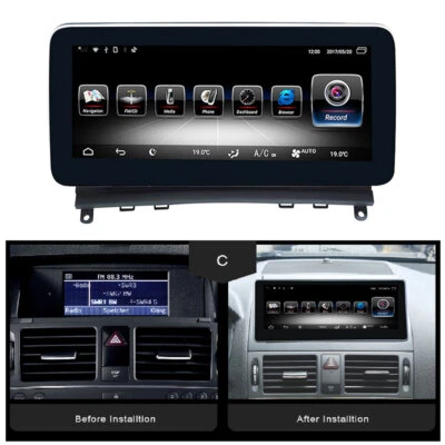 Android Car Radio for Mecerdes Benz C-W204 2007-2011 10.25"Stereo Carplay GPS BT - Image 1 of 4