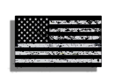 POPART Black OPS American USA Flag Sticker Decal