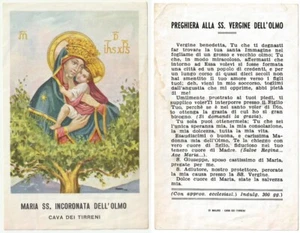 SANTINO - HEILIGE KARTE - MARIA SS. ULMENKRÖNUNG - TYRRHENISCHER STEINBRUCH -95427- - Bild 1 von 1