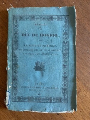 NAPOLEONE SAVARY DUCA DI ROVIGO MEMOIRE DUC DE ROVIGO PICHEGRU Ponthieu 1825 - Immagine 1 di 4