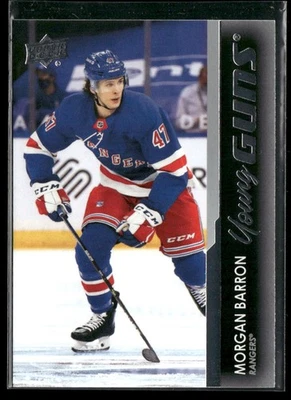 2021-22 Upper Deck Morgan Barron Young Guns RC #215 New York Rangers - Image 1 of 2