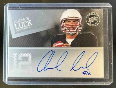 2012 Press Pass Andrew Luck RC Rookie Auto Autograph Silver #PPS-AL - Image 1 of 2
