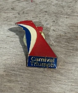 Pin Carnival Triumph Cruise Line mascota aleta cola vintage - Imagen 1 de 3