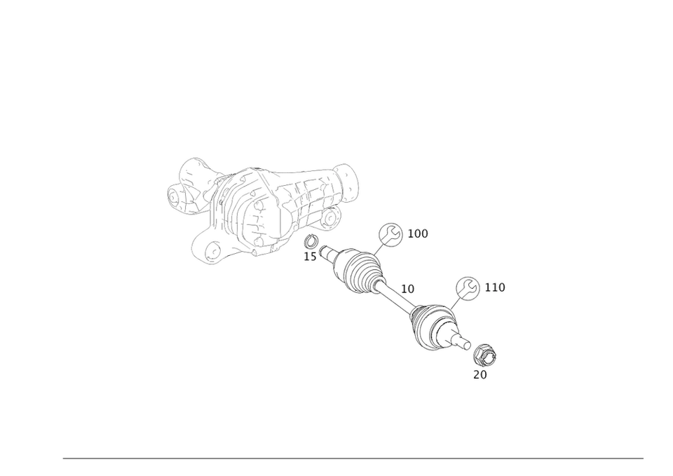 Kit Reparación Fuelle Original Mercedes-Benz 164-330-08-85 Foto 1 de 1