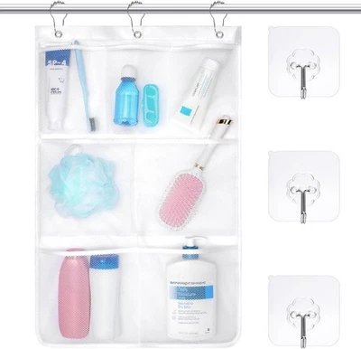 Cruise Essentials 2025 - Organizador de ducha RV - Secado rápido, para champú, jabón, blanco Foto 1 de 4