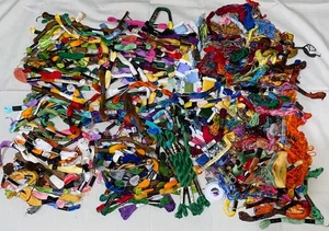 Huge Lot Misc Embroidery Floss Lot New & Used DMC Peri-Lusta Coats & Clarks - Picture 1 of 7