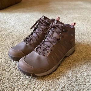 Oboz Sypes Mid 77102 Women's US 11 Purple Leather Waterproof Hiking Boots - Picture 1 of 10