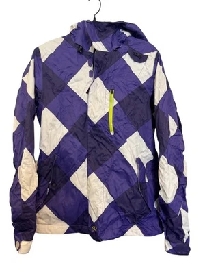 ONeill Fifty2 Series Mujer Mediana Púrpura y Blanca Chaqueta de Esquí Impermeable Breathhab Foto 1 de 4